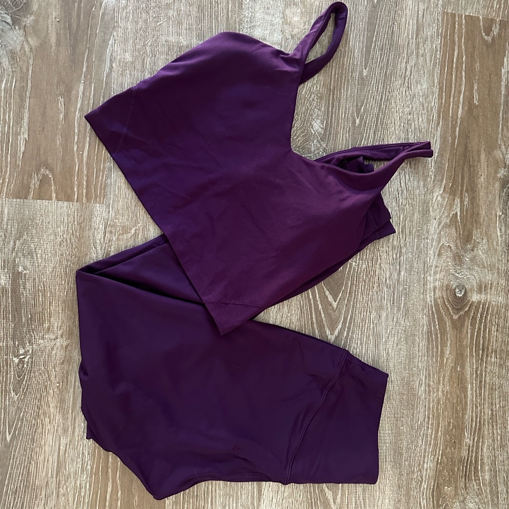 Lululemon Dramatic Magenta set